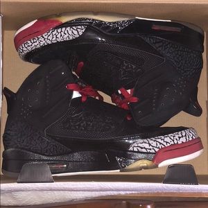 Jordan son of mars black and red